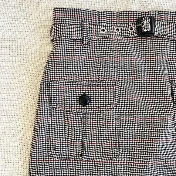 Forever 21 Check Wiggle Skirt Size M - Picture 2 of 8